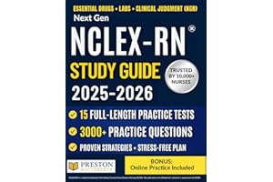 NCLEX-RN Exam Prep: 3,000+ Practice Questions with Increasing Difficulty, 15 Full Mock Exams, Proven Clinical Judgment Strategies, and a Stress-Free Study Plan to Pass with Confidence