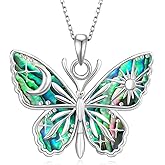Peireara Bee/Dragonfly/Butterfly Necklaces for Women 925 Sterling Silver Animal Pendant Necklace Vitage Animal Jewelry for Women