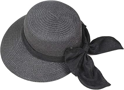 Kentop Fischer Chapeau Femme Ete Chapeau De Plage Chapeau Femme Bowk Not Chapeau De Soleil D Ete Chapeau Chapeau De Paille Chapeau De Plage Chapeau D Ete 1 Noir Amazon Fr Cuisine Maison