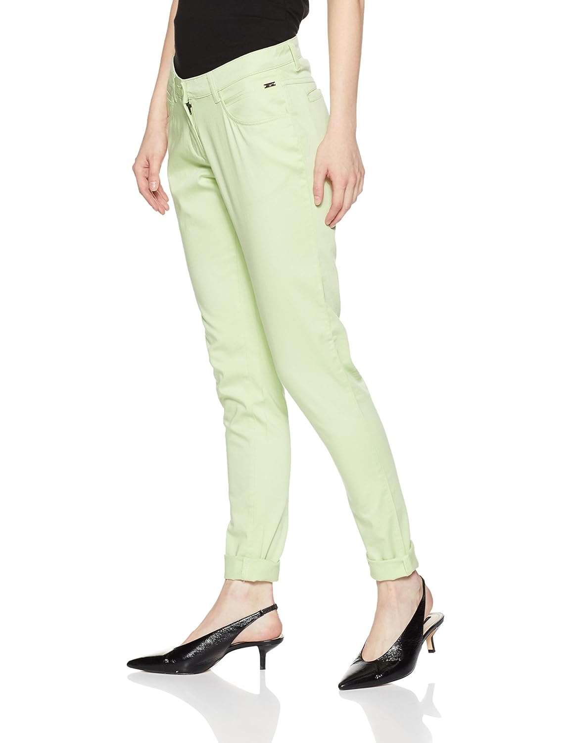 park avenue woman solid trouser suit