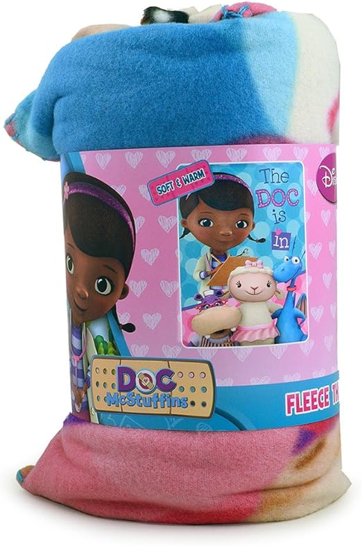 doc mcstuffins throw blanket
