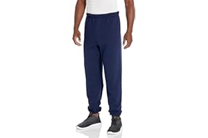 Jerzees Mens NuBlend Fleece Elastic Bottom Sweatpants, Relaxed Fit, Cotton Blend