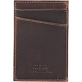 Otto Angelino Genuine Leather Wallet - Bank Cards, Money, Driver's License Cardholder - Unisex