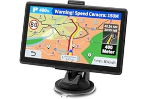 GPS Navigation for Car Navigator Truck - Navigation System, 2024 America/Canada/MX Maps Free Lifetime Update, Voice Guidance,