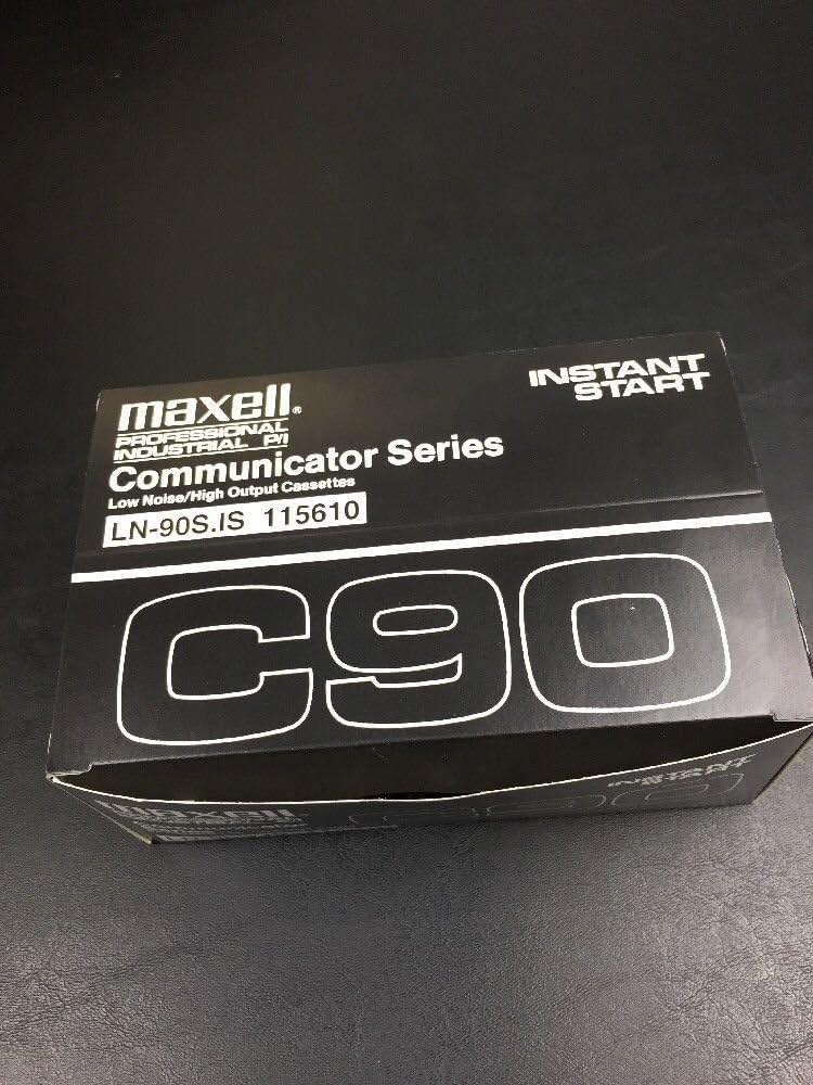 Maxell Professional Industrial C90 Instant Start Blank Cassette Tape