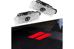QIANJIANG 2Pcs Door Lights Logo for Dodge Challenger 2015-Present, Puddle Lights, Car Door Lights Logo Projector, Courtesy LED Welcome Puddle Projection Light Lamps Accessories