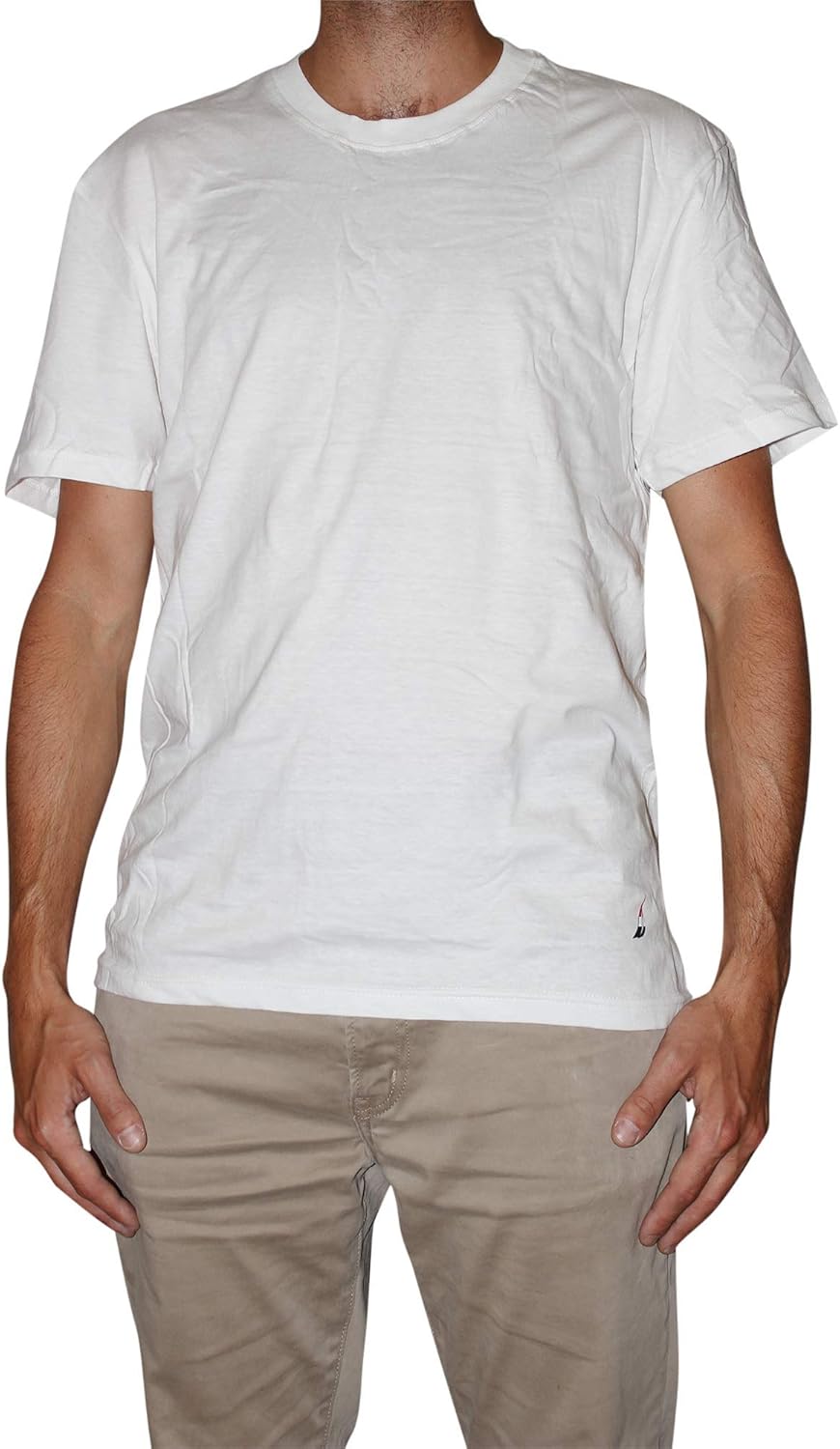 Cotton Crew Neck T-Shirt-Multi Packs at  Men’s Clothing store
