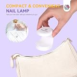 Saviland 16W Mini UV LED Nail Lamp Dryer for Gel Polish Builder Glue Nail Art view 3