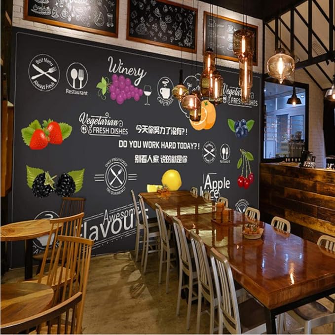 Wuyyii Mural 3D Personalizado Pizarra Coreana 3D Fondo De Pantalla De