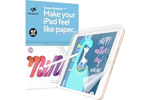 MOBDIK [2 PACK Paperfeel Screen Protector Compatible with iPad Air 3 2019 / iPad Pro 10.5 2017, Matte Film Anti Glare Less Fingerprint with Easy Installation