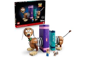 LEGO Disney and Pixar Toy Story Slinky Dog Bookends - Building Set for Adults, Ages 18+ - Disney Gifts for Fans - Bedroom, Sh