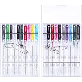 Hestya 2 Boxes Pre Threaded Needles Sewing Kit for Adults | 10 Needles Each, Assorted Colors, Easy to Quick Fix for Beginner, Travel Dorm Camping Household Clothing Repair, Save Time