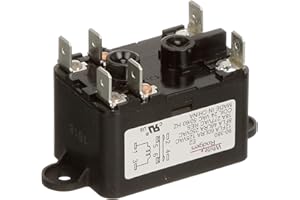 WHITE-RODGERS Fan Relay Type 184 24 Vac Coil 50/60 Hz Spno/Spnc. Coil Data: 77 Ohms Dc Resistance 125 Ma