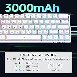 DIERYA DK63 60% Wireless Mechanical Gaming Keyboard