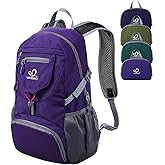 WATERFLY Small Lightweight Packable Backpack: 20l Ultra Light Foldable Travel Hiking Camping Daypack Day Pack for Man Woman