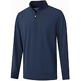 M MAELREG Quarter Zip Pullover Men Moisture Wicking Performance Heather Midlayer Golf 1/4 Zip Pullover Mens Sweatshirt