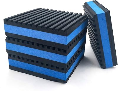 LBG Products Heavy Duty Rubber Anti-Vibration Isolator Pads HVAC Treadmill