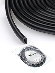 Rubber U Channel Edge Trim, Door Seal Strip, Fits
