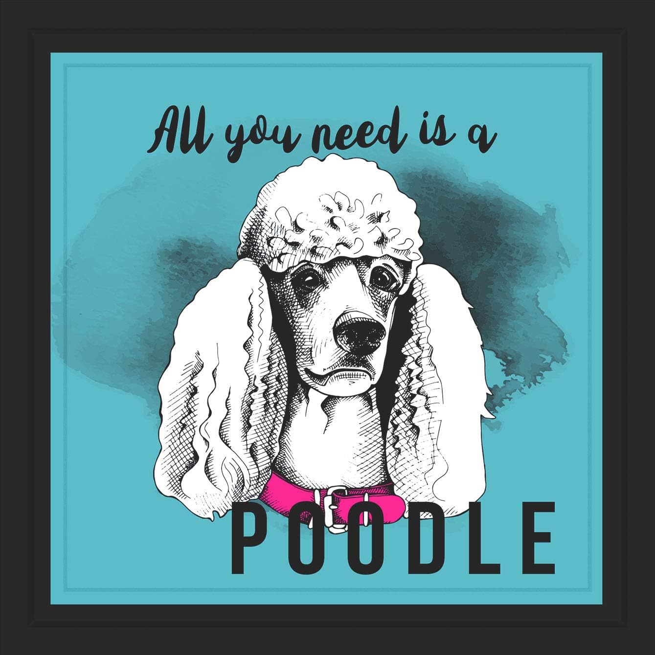 Gifts for Poodle Lovers 7x7 Tile Artwork for Dog Lovers