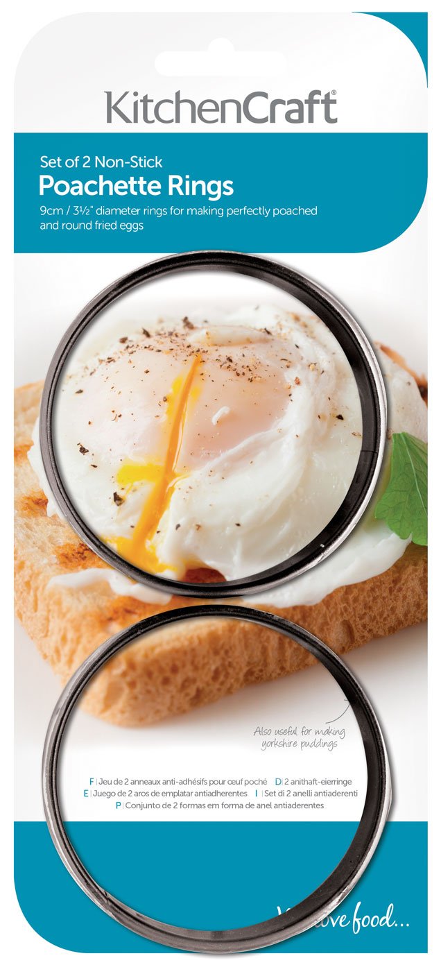 Kitchen Craft - Moldes Redondos antiadherentes para Huevos (2 ...