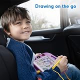SGILE Magnetic Drawing Board for Kids 1 2 3 Years Purple Etch & Sketch with 3 view 8