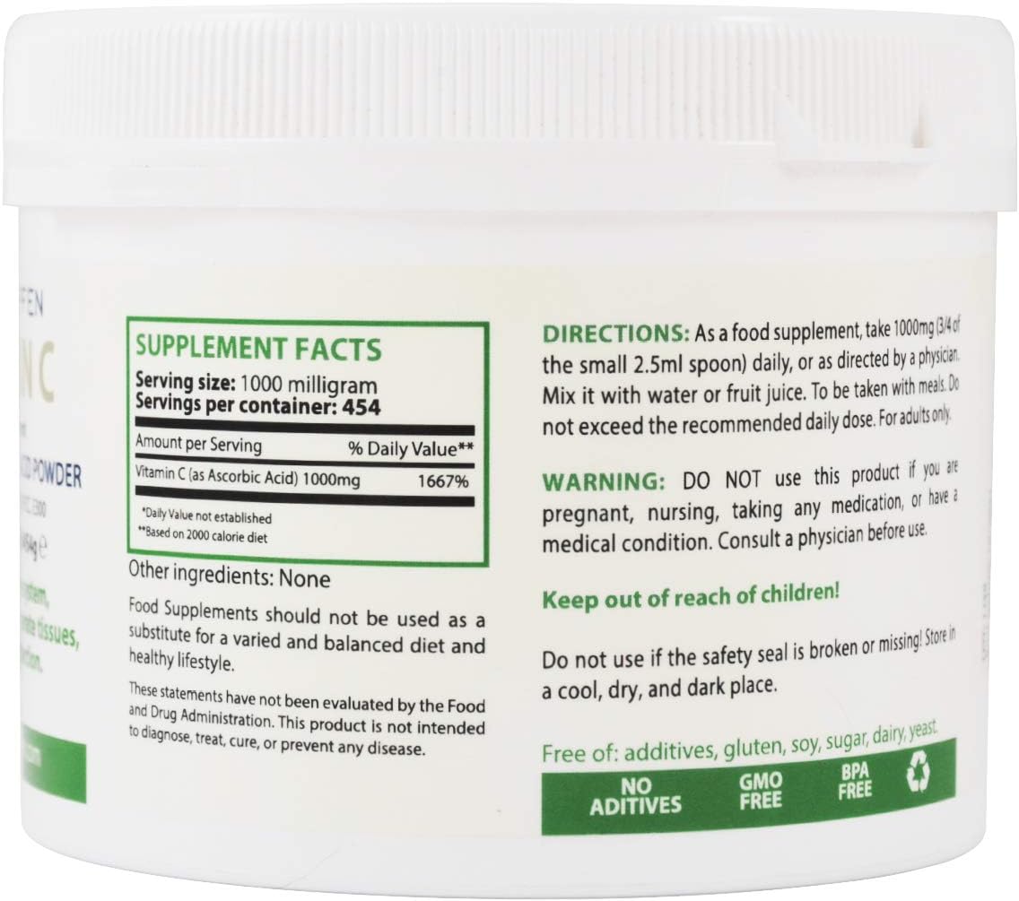 Pure Ascorbic Acid fine crystalline Powder, 454 g (Pack of 1) - Image 4