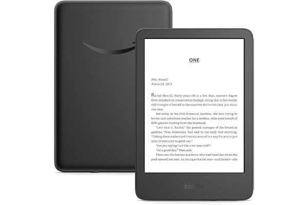 Amazon Kindle 16 GB (newest model) - Lightest and most compact Kindle, now with faster page turns, for an enhanced reading ex