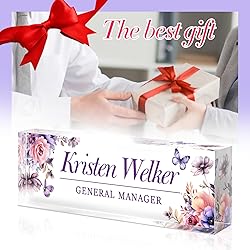 Custom Office Name Plate for Desk - Desk Name Plate
