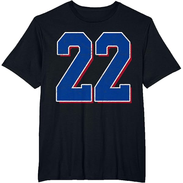 Amazon.com: Vintage Baseball Jersey Number 22 T-Shirt Player