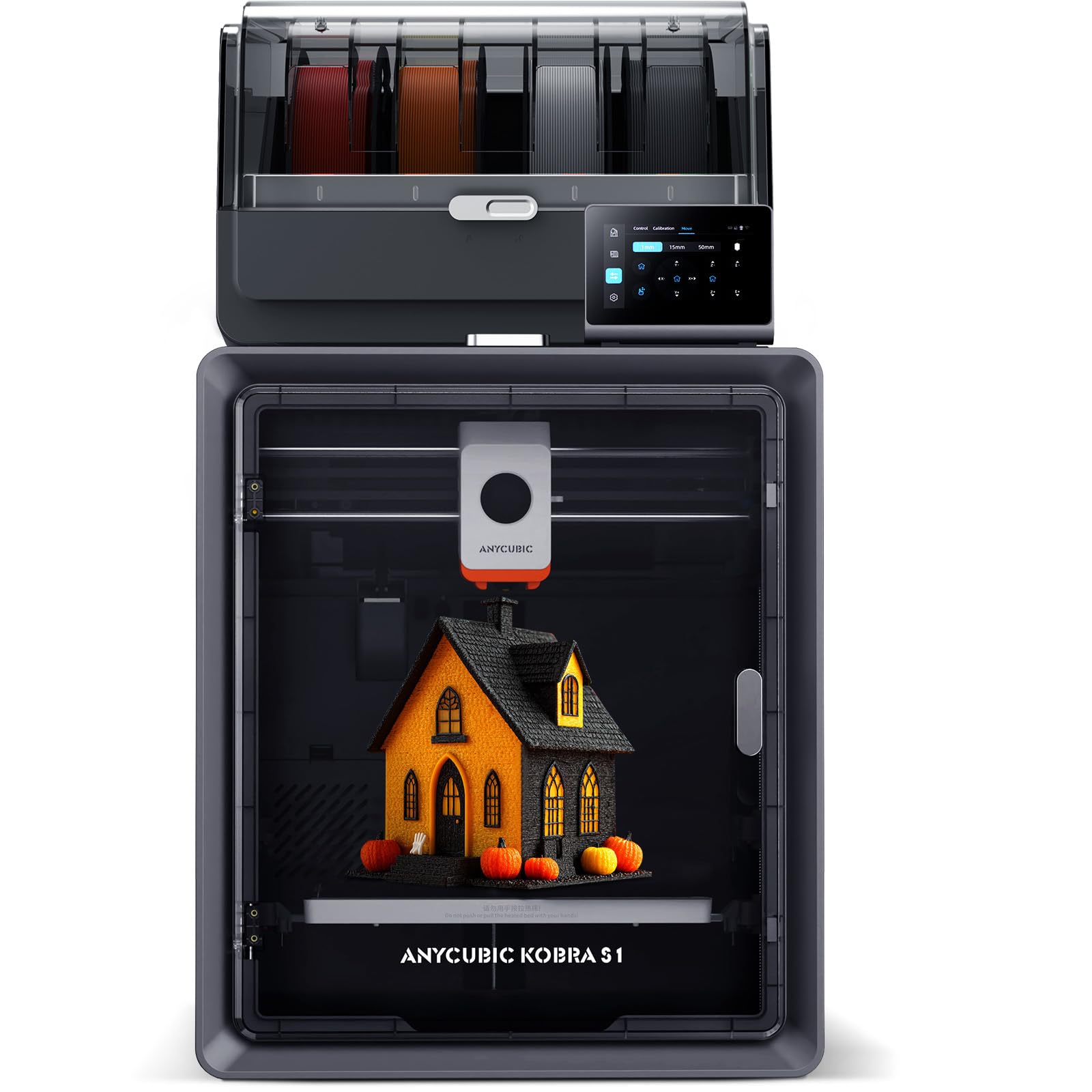 Photo 1 of ** NEW *** Anycubic Kobra S1 Combo Multi-Color 3D Printer, Fast 600mm/s Printing Auto Leveling with Auto Calibration Anycubic App One-Click Printing 250 x250x250mm Build Size