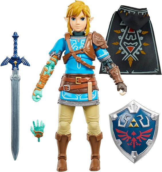 Hasbro The Legend of Zelda Heroes of Hyrule Link | The Legend of Zelda: Tears of the Kingdom Premium Collectible 6 Inch Actio