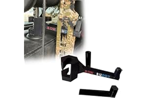 Bow Buddy Bow Hanger for Truck, Universal Car Headrest Compound Bow Holder Hook, Vehicle Storage Hanger with Sizing Sleeve, f