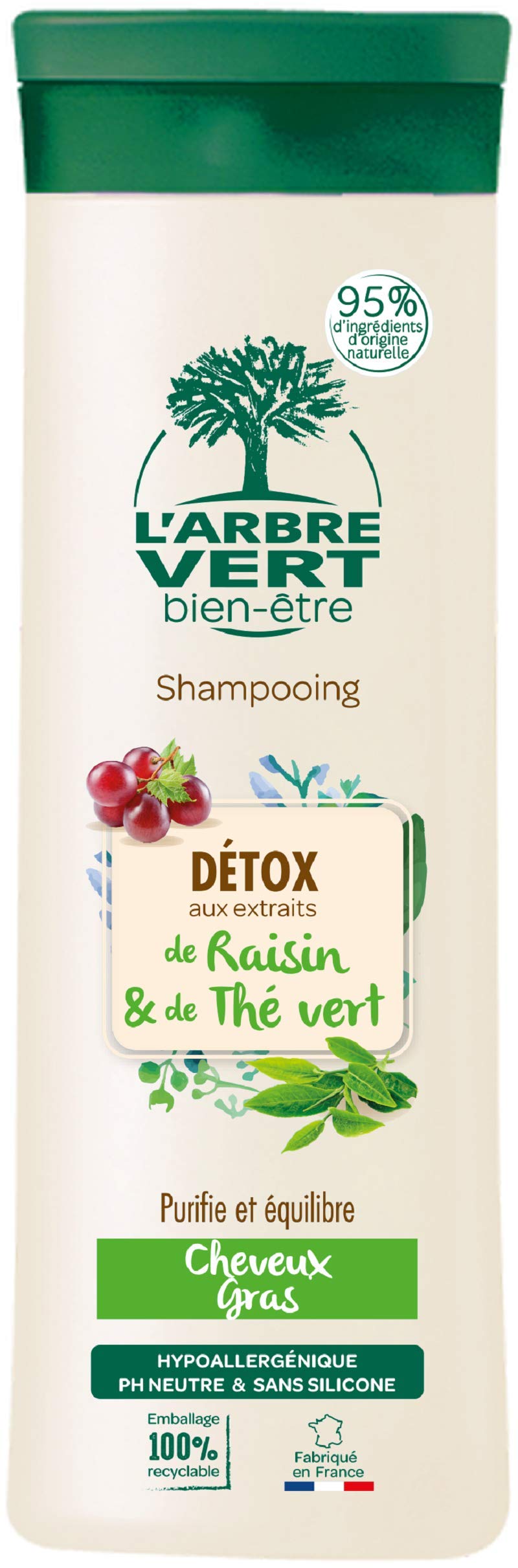 L'Arbre Vert Detox Shampoo for Oily Hair 250 ml
