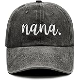 Nana Gifts, Mothers Day Christmas Birthday Gifts for Nana from Grandkids, Adjustable Embroidered Baseball Cap