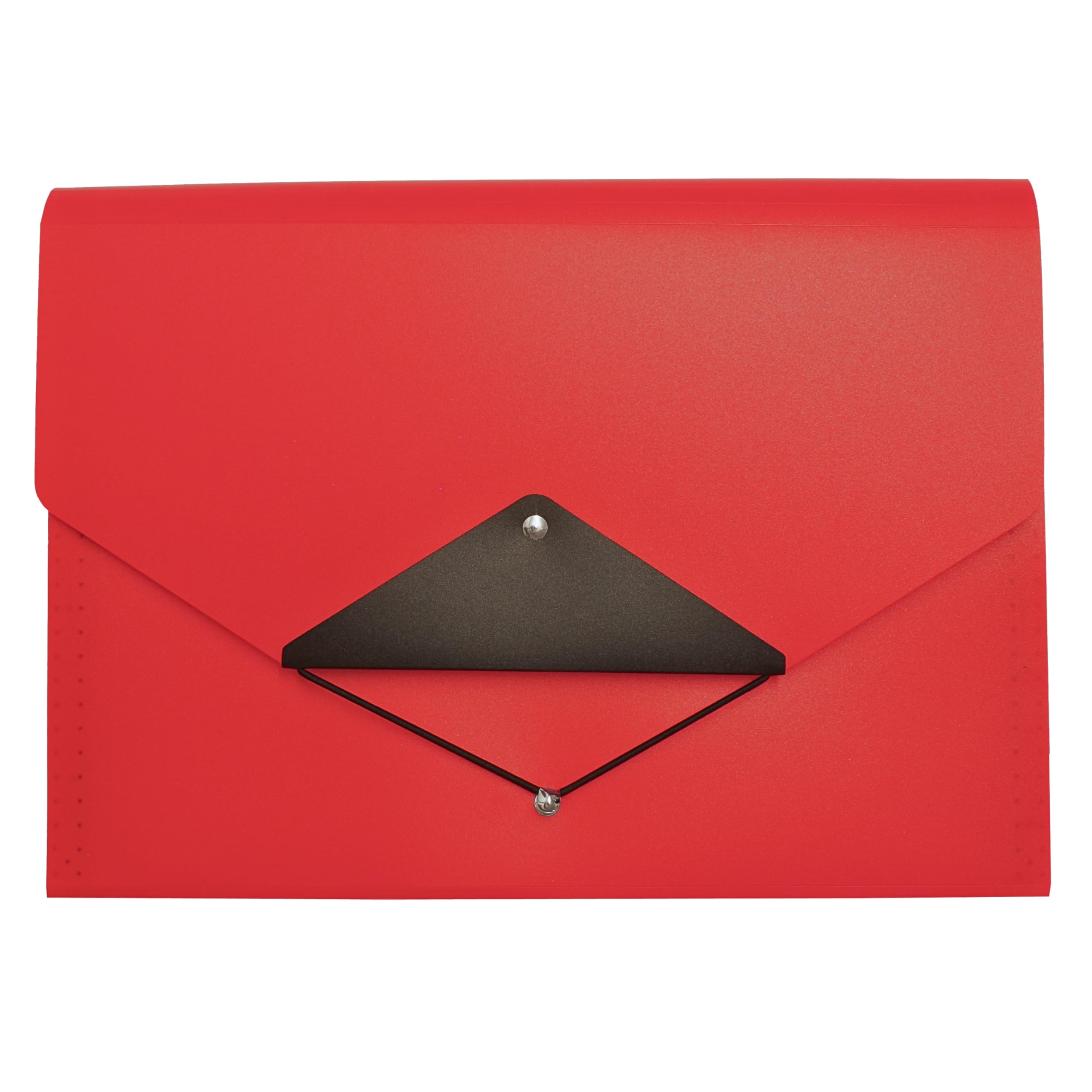 Cathedral Products 13 Pocket Triangle Flap Expanding File - Red
