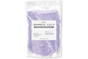 Brew Glitter - Shimmering Purple Rimming Salt (1LB, 1x Resealable Bag) Edible Glitter Blended Cocktail Garnish for Mixed Drin