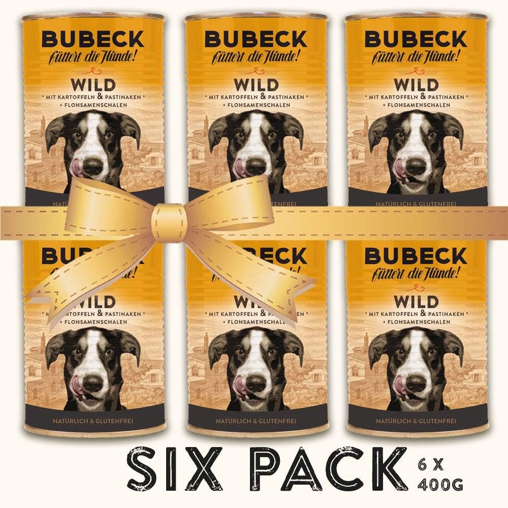seit 1893 Bubeck Nassfutter für Hunde Wildfleisch mit Kartoffeln