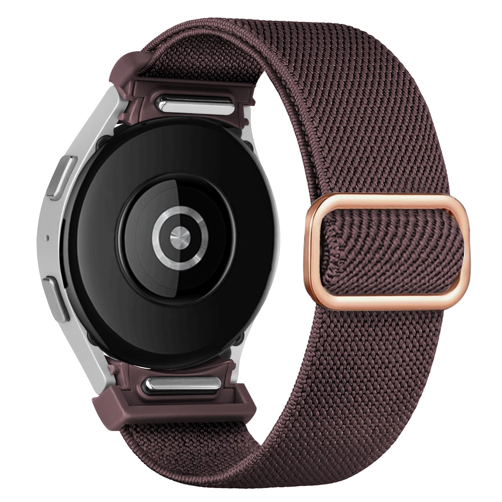 Elastic Nylon Band for Samsung Galaxy Watch 7 6 4 5 Bands Men Women 40mm 44mm/Galaxy Watchs 6 4 Classic 47mm 43mm 42mm 46mm/5 Pro 45mm/Active 2/FE, 20mm Stretchy Parachute buckle Watch Band