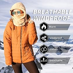 Shy Velvet Balaclava Ski Mask Wind-Resistant Winter
