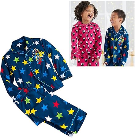 Amazon Co Jp ディズニー ミッキーマウス ミッキー 長袖 パジャマ 1cm 男の子 ボーイ 子供 キッズ おもちゃ