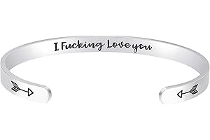 Fesciory Inspirational Bracelets for Women,Stainless Steel Engraved Personalized Positive Mantra Quote Keep Going Cuff Bangle College Graduation Christmas Gifts for Her