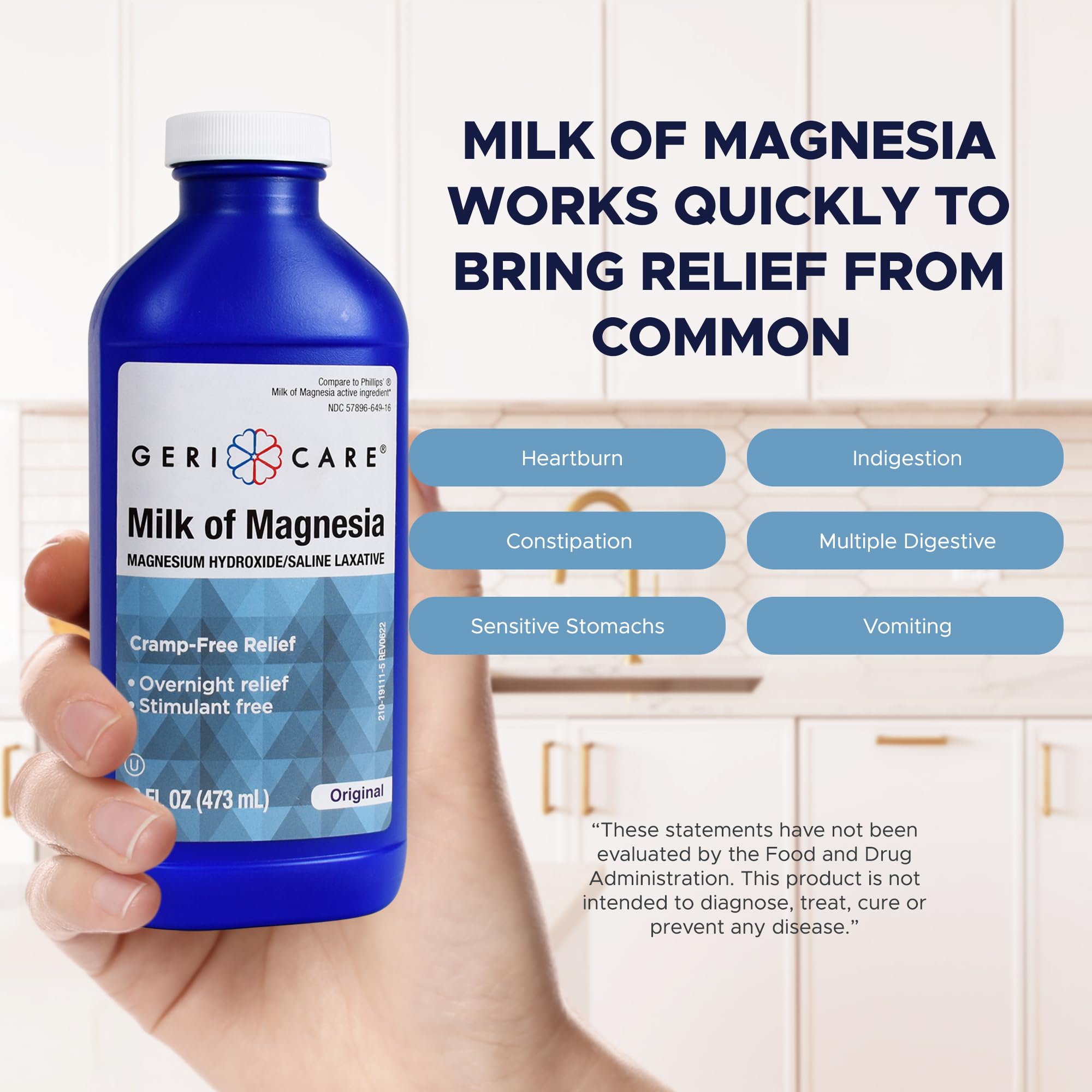 Mua GeriCare Milk of Magnesia, Magnesium Hydroxide 1200mg Fast