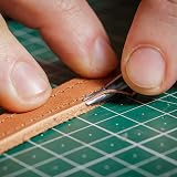 Mudder 8pcs Leather Edge Beveler Skiving Grooving DIY Craft Tool Set 1.5-0.8mm view 4