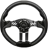 Red Hawk Steering Wheel | OEM replacement, for golf cart, Style Aviator 5, ACC-SW131