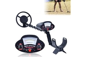 Cyphyja Metal Detector for Adults/Kids, Professional Entry Metal Gold Detectors Tester, Higher Accuracy Waterproof Detector De Metales Oro Y Plata, Underground Coil for Gold Detecting (Black)