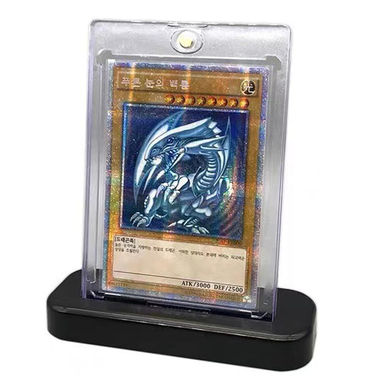 jcmkmx Magnetic Card Holder für Trading Cards,35PT Magnetischer Kartenhalter UV-Schutz-Transparent KartenRahmen Kartenhüllen Schutzhüllen für MTG Karten, Standard-Karten (6×Magnetic Case,6×Ständer) 7