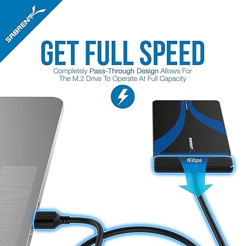 SABRENT SATA SSD to Inch SATA III Aluminum Enclosure