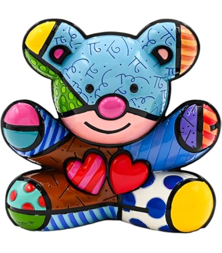 Amazon.com: Romero Britto Mini Bear, Love Bear, by Giftcraft