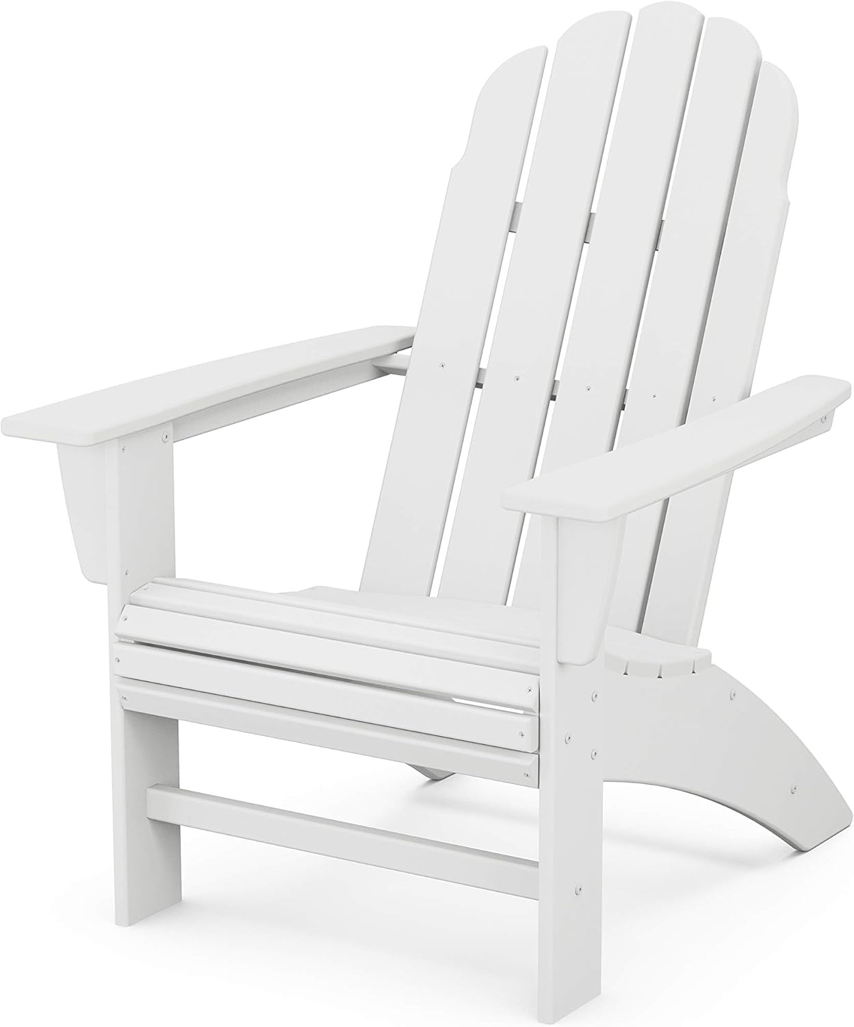 polywood lounge chairs on Polywood Ad600 Vineyard Curveback Adirondack Chair White Garden Outdoor Amazon Com