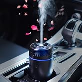 Car Diffuser Humidifier USB Aromatherapy Essential Oil Diffuser | Car Air Freshener USB Cool Mist Mini Portable Diffuser for Car Home Office Bedroom (Black)